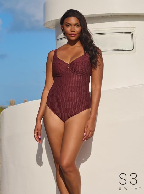 Women's Underwire One Piece Swimsuit2