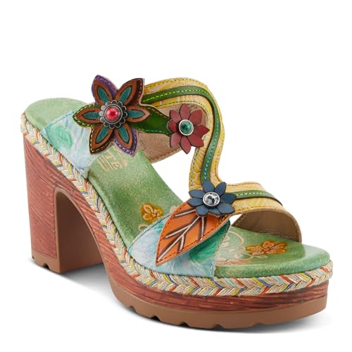 Spring Step L'Artiste DREAMT-MNTM Women'S Dreamt Hand-Painted Slide Sandals thumb #1