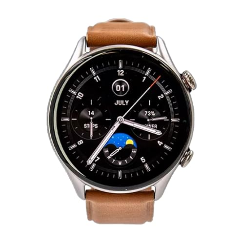 Amazfit GTR 4 New smartwatch de 46 mm, tela AMOLED de 1,45 polegadas para homens, 5 ATM impermeável,