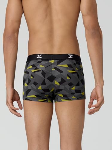 Image of XYXX Men's CloudSoft Modal Printed Trunks| Snug Fit, 4-Way Stretch & No-Marks Waistband Underwear for Man