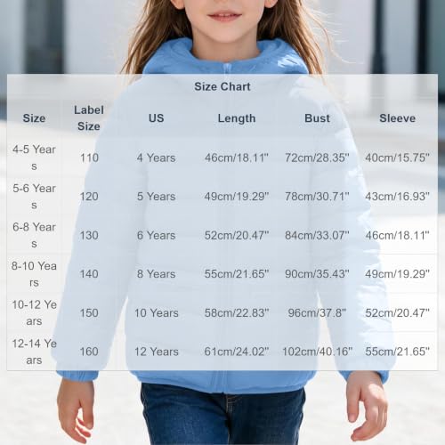 Qedqyi Girls Winter Coat Lightweight Warm Puffer Jackets with Pockets - image 4