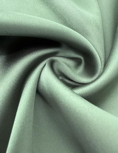 Image of Wedding Guest Dress for Women Spaghetti Strap Satin Slip Dresses | Slit Midi Dress, Cowl Neck, Cocktail, Formal, Evening Party