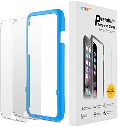 iPhone 8 7 6s 6 Screen Protector with Easy-Installation Tray Otium Tempered Glass Screen Protector for iPhone 8 iPhone 7 iPhone 6s iPhone 6 4.7-inch Lifetime Replacement Warranty (2-Pack)