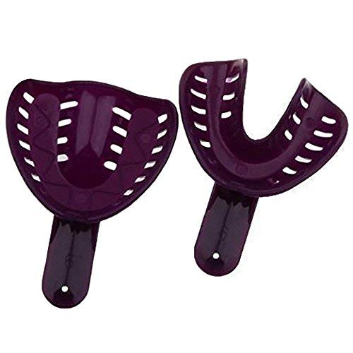 12Pcs Dental Impression Tray Plastic New 6 Sizes Autoclavable #TOP1