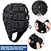 Blaward Flag Football Helmet Soft Shell Rugby Headguard for Kids Youth Adult, 7v7 Football Helmet Padded Protective Gear Scrum Cap Adjustable Head Protector for Special Needs Protection