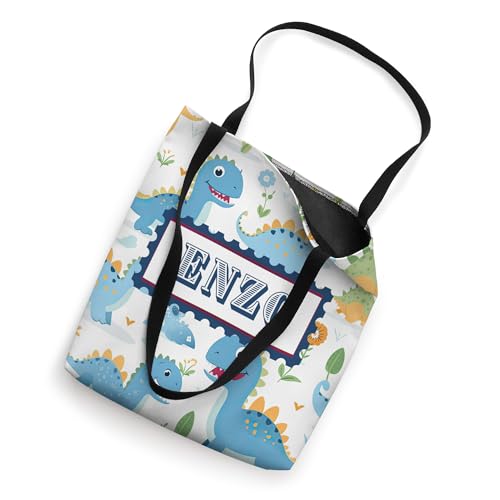 Dinosaur Dino TRex Personalized ENZO Tote Bag miniatura 2