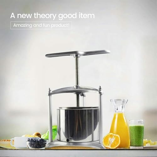 Presse-fruit manuel inox extracteur de jus de pomme et raisin