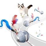 Balle pour chat à détection de mouvement : équipée de capteurs d'évitement d'obstacles, la balle tourne automatiquement lorsqu'elle s'approche des coins ou des murs. Votre compagnon à quatre pattes la poursuivra, la frappera et la poussera instinctivement, ajoutant ainsi un plaisir sans fin à sa routine quotidienne.