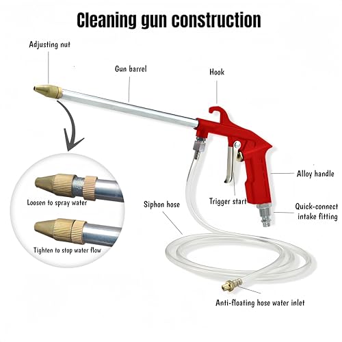 Image of LINFEI Water and Air Dual-Purpose Engine Cleaning Gun, Air Blower Gun,1P