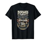 Fiordos de Noruega Crucero Noruego Viking Escandinavia nórdica Camiseta