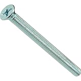 Hard-to-Find Fastener 014973457334 Phillips Flat Machine Screws, 1/4'-28 x 3' Zinc Plated Steel Fine Thread, Piece-10