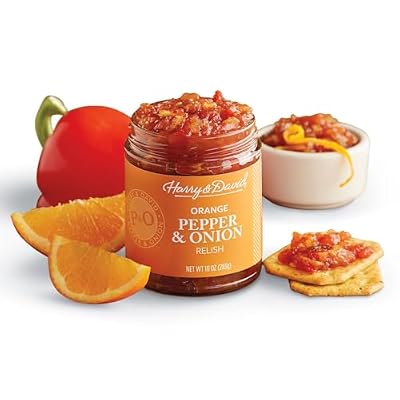 Harry & David Pepper & Onion Relish With Orange (10 Ounces), Turkey Sandwich, Cheese Platter, Appetizer