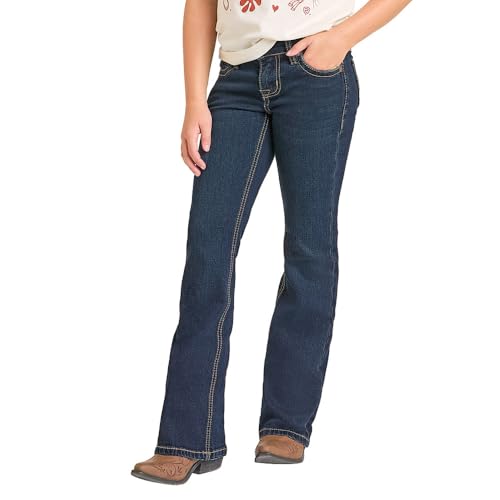 Rock & Roll Denim Girl's Boot Stitch Jeans2