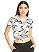 Produktbild Urban Classics Damen Ladies Stretch Jersey Cropped Tee T-Shirt, Mehrfarbig (Snowcamo 00787), Small (Herstellergröße: S)
