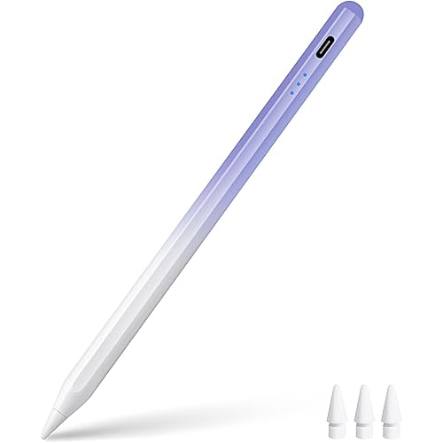Stylus Pen for iPad 2018-2023, Magnetic Pen for Ipad, Apple Pen,Tilt Sensor & Palm Rejection,Compatible with iPad 6-10,iPad Mini 5/6,iPad Air 3-5,iPad Pro 11"/12.9"