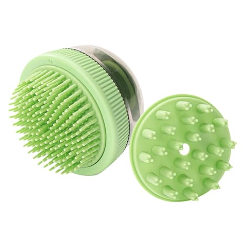 Sprobber de perros para baño, cepillo para lavar perros | Peine de pelo suave de silicona en de nave espacial | Herramienta de aseo con gran agujero de llenado de apertura para perros gatitos de gatos