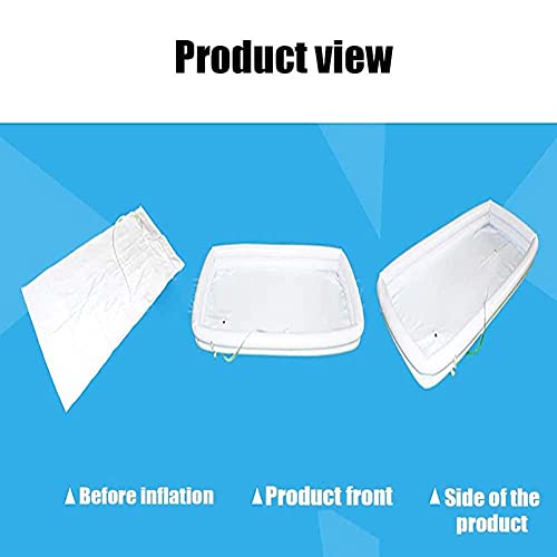 Medische Opblaasbare Bad Douche Bad Wastafel Kit Volwassen PVC Bad met Waterzak voor Ouderen, Gehandicapten, Senioren… - Image 5