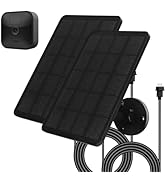 Panneau solaire pour caméra Blink, panneau solaire 4 W compatible avec Blink Outdoor 3 (3e génération), XT XT2 Ca...