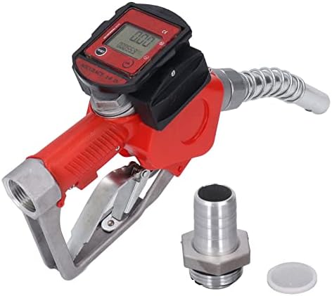 Boquilla de combustible automática BSP de 1 pulgada Boquilla de apagado automático Medidor de flujo digital de aleación de aluminio para llenado