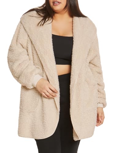 UnHide Shleepy Faux Fur Robe - Lightweight, Extra Soft, & Warm Wearable Blanket - Made From Soft Polyester Faux Fur Material