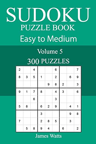 300 Easy to Medium Sudoku Puzzle Book