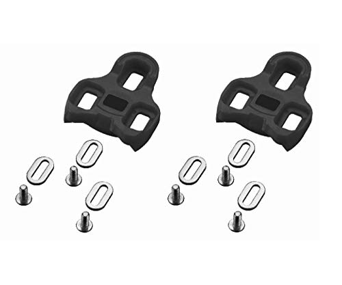 oscillazione 0° FPD AXCT0050 Kit PLACCHETTE Nere 0° Senza Oscillazione COMPATIBILI Look KEO Pedali Bici da Corsa