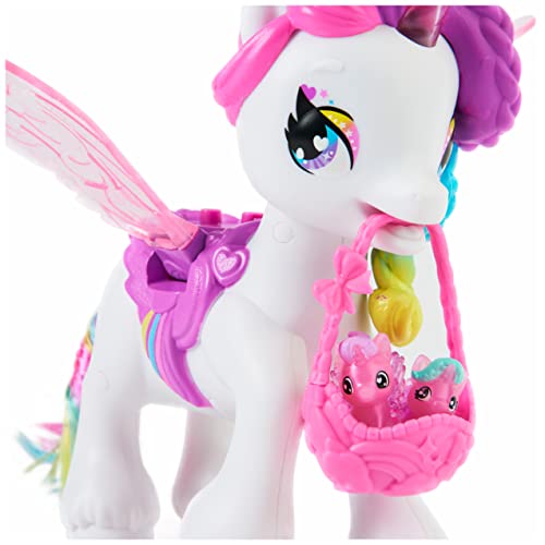 Hatchimals CollEGGtibles, Hatchicorn Unicorn Toy with Flapping Wings, Over 60 Lights & Sounds, 2 Exclusive Babies, Kids Toys for Girls Ages 5 and up by Hatchimals - Image 9