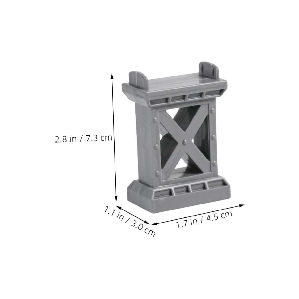 Milisten Enhance Your Track Layout 8pcs Bridge Pier Toy for Train Bridge Ideal for Boys and Girls