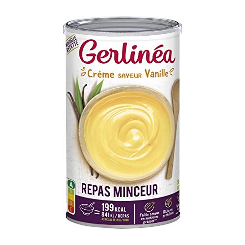 Gerlinéa Crème Repas Vanille 540G Lot de 2 substitut minceur hypocalorique
