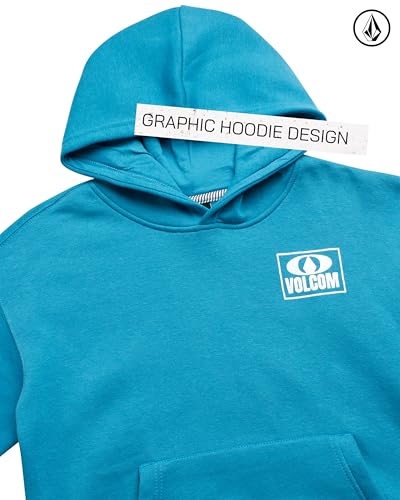 Image of Volcom Boys Hoodie - Long Sleeve Pullover Graphic Hoodie Sweatshirt - Warm Casual Hoodies for Boys (8-20)