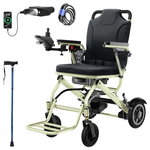 33 lb Electric Wheelchairs for Adults & Seniors, 15 Miles
