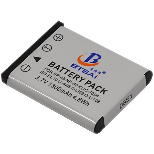 Batería NP-45 recargable y cargador USB compatible con FinePix XP30 5