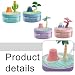 Imagen de Comgooldool Humidificador de paisaje USB con luz nocturna colorida