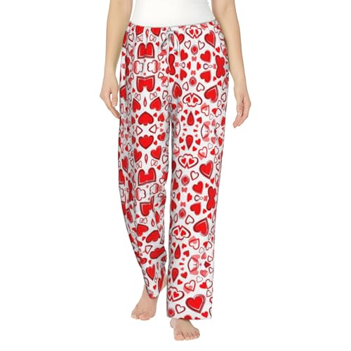 Pantalon de pyjama en flanelle femme taille élastique grand confort
