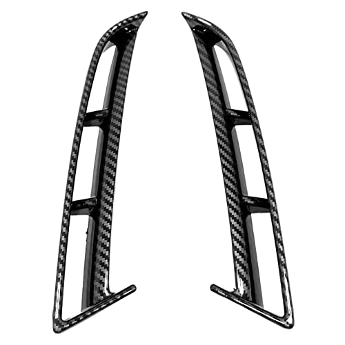 ITrims Car Accessories for Hyundai Tucson NX4 2022 2023 Car Air Vent Outlet Cover Trim Frame Air Flow Intake Hood Vent Scoop Panel Sticker ABS 2PCS (Carbon Fiber)