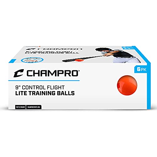 Balles d'entraînement CHAMPRO 23 cm pour s'exercer au baseball dans son jardin