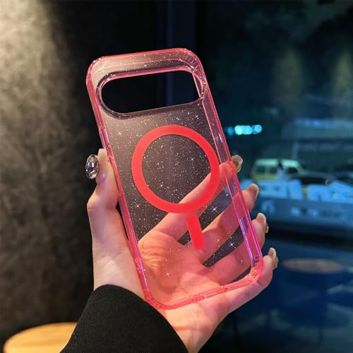 Google Pixel 10/10 Pro �p �P�[�X �N���A ���炫�� ���킢�� MagSafe�Ή� �ϏՌ� �p���� �����y�� �O�[�O���s�N�Z�� 10/10 Pro�P�[�X ������� �h���� �X�g���b�v�z�[���t�� �ϋv�� �����Y�ی� �s���N