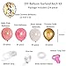 CADNLY Pink Balloons Garland Set - 115-Piece Light Pink, White and Gold Balloon Set for Birthday Party Decorations - Hot and Pastel Pink Latex Baby Girl Baby Shower Supplies - DIY Large Balloon Arch