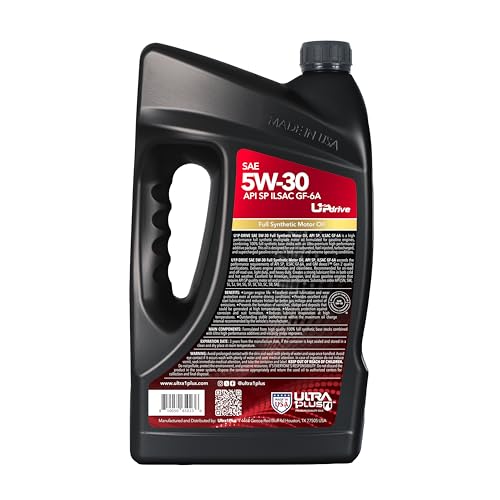 Image of SAE 5W-30 Full Synthetic Motor Oil API SP ILSAC GF-6A 5 Quart Jug