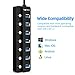 Hub USB 3.0, VEMONT 7 Puertos Aluminio Hub USB Datos Divisor de...