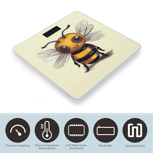 Balanza Digital de Baño con Animales y Pantalla LCD miniatura 3