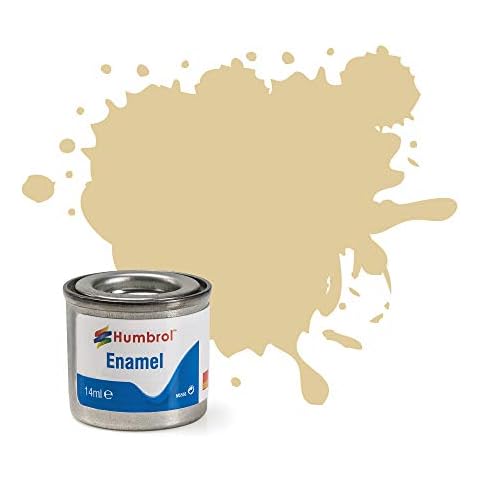 Humbrol AA1331 No 121 Pale Stone Enamel Paint Cover