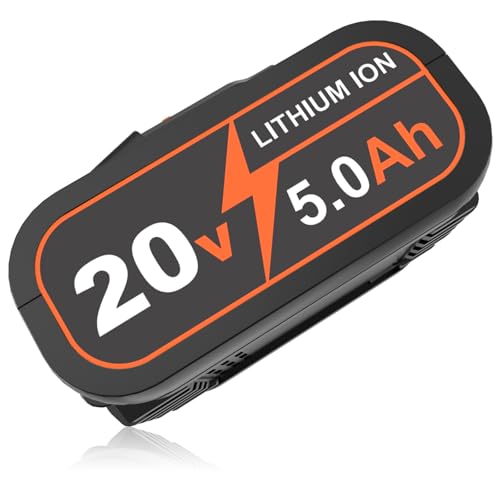 Dosctt 5000mAh WA3645 Replacement battery for Worx battery 20V WA3553 WA3556 WA3641 WA3605 WA3551 WA3572 WA3644 WA3645 WA3648