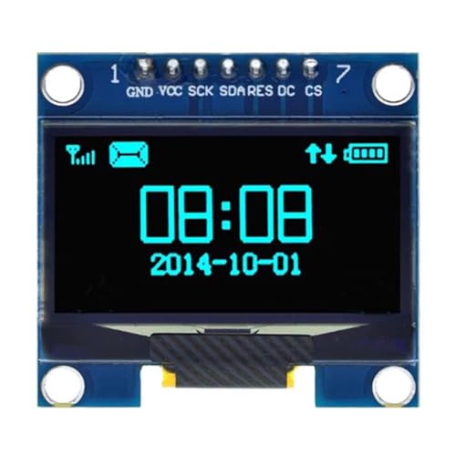 Image of gotor sh1106 1.3 inch 128x64 OLED Display Module SPI self-Luminous Display Screen