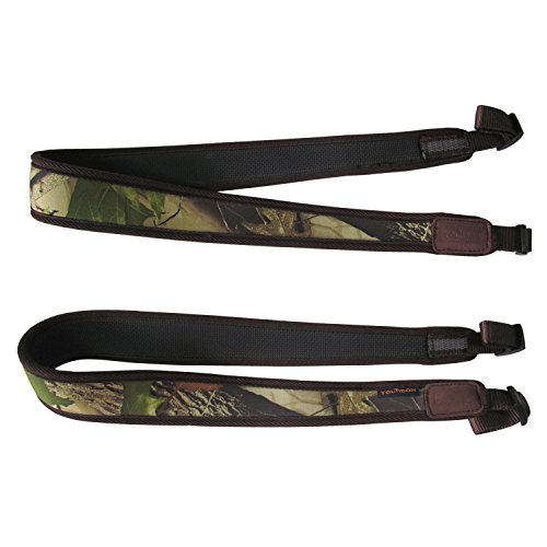 Tourbon Hunting Shooting 37 Inch Neoprene Shoulder Carrying Strap With Swivels - Camouflage (Swivels Type#2) #TOP2