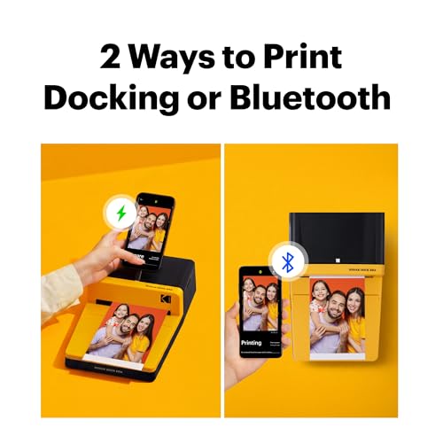 Image of KODAK Dock ERA 4x6 Photo Printer, Smartphone Docking, 4PASS, 50 Sheets