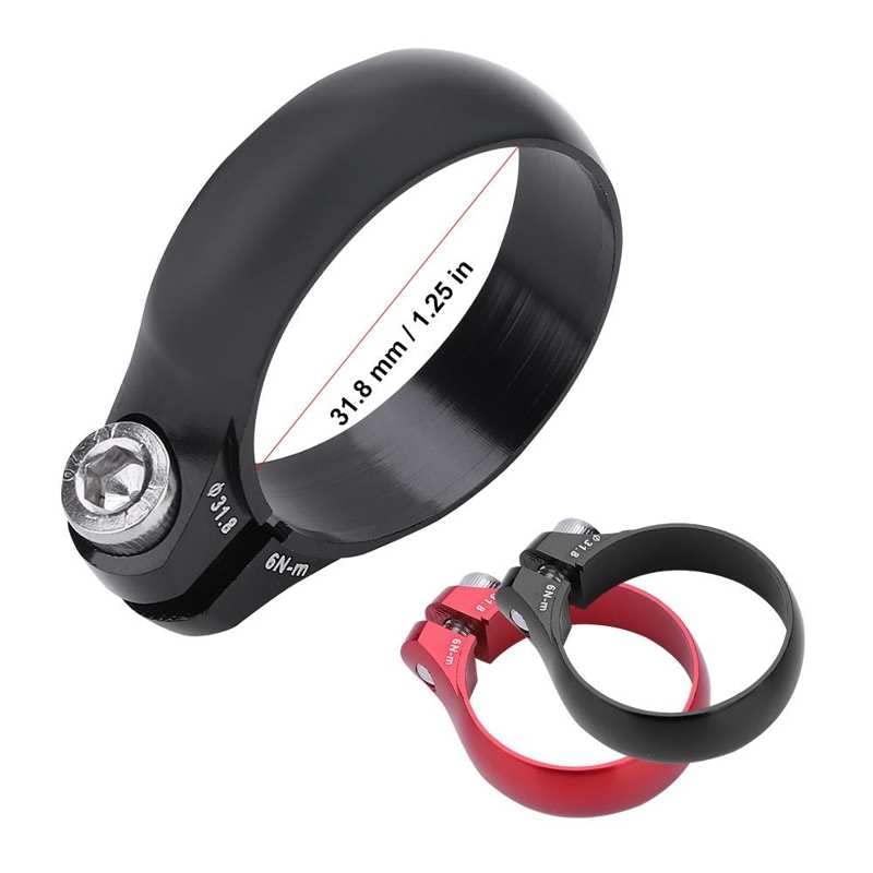 Fahrrad Sattelstützen Klemme Aus Alulegierung - Leicht Für MTB & Rennrad 31,8mm & 34,9mm