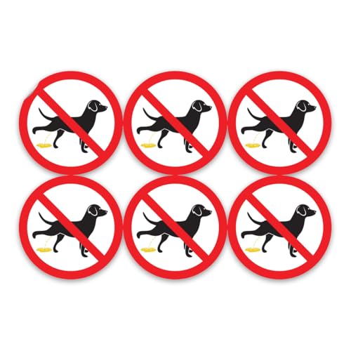 Panneau de adhesive pipi de chien interdit impermeable - Signalétique extérieure抗UV - 3
