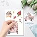 CRASPIRE 8 Styles Ice Cream Window Stickers Decals Candy PVC Wall Stickers Waterproof Self Adhesive Vinyl Cling Peel and Stick for Bedroom Living Room Stairway Showcase Decoration Nursery Decors Party