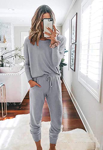 Image of Fixmatti Women Jumpsuit Low V Neck Drawstring Waisted Long Pant Romper Outfits